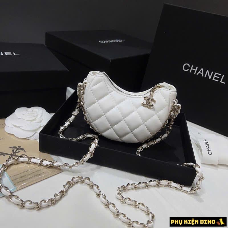 Túi Chanel 23C Mini Pouch White Túi Chanel 23C Mini Pouch White
